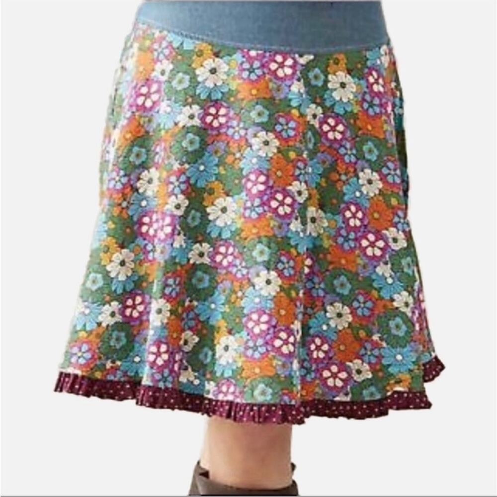 Matilda Jane Colorful Floral Skirt Size Small
